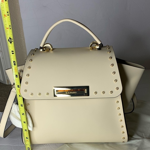 Zac Zac Posen Earth Pearls Top Handle Leather Bag - Picture 10 of 12
